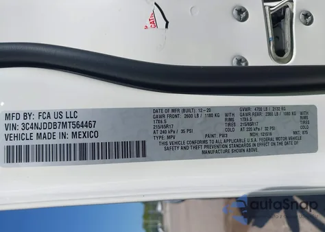 2021 Jeep Compass Trailhawk from USA, damaged, VIN 3C4NJDDB7MT564467